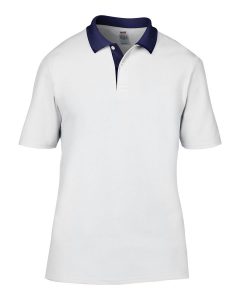 Another great option from our polo t-shirt range with contrast styles! These adult double pique polo can be customised with embroidery or print making these an ideal option for your company workwear, uniform or club gear! These branded polo t-shirts are available in a great range of sizes and super stand out colours!