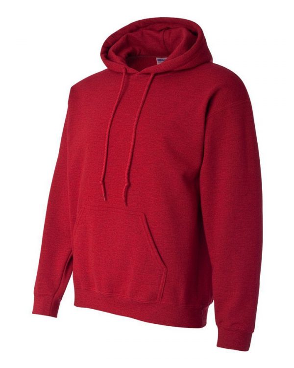This heavy blend Gildan hoodie comes in a range of sizes and stand out colours to suit your requirements! You choose the colour and we will custom embroider your company logo or brand name! These branded air jet spun yarn hoodies with set in sleeves are an essential addition to your company uniform, corporate workwear or club collection!