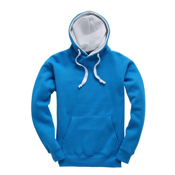 This premium contrast hoodie from Cotton Ridge comes in a great range of sizes and stand out contrast colours to suit your requirements! You choose the colour and we will custom embroider your company company logo or brand name! These branded premium contrast hoodies with heavyweight soft feel fabric are an essential addition to your company uniform, corporate workwear or club gear collection!