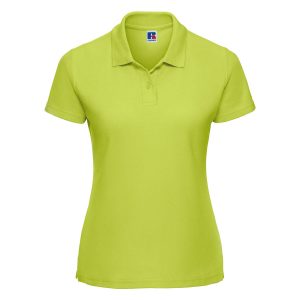 These women's classic polycotton polo t-shirts can be customised with embroidery or print making these an ideal option for your company workwear, uniform or club gear! These branded polo t-shirts are available in a range of sizes and super stand out colours!