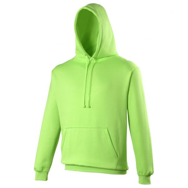 This vibrant eye catching coloured hoodie is available in a range of sizes and the following electric colours- green, orange, pink and yellow!  You choose the colour and we will custom embroider your brand name, club or company logo onto these hoodies! These branded electric coloured hoodies are a must for inclusion in your corporate workwear range, club gear or company uniform!