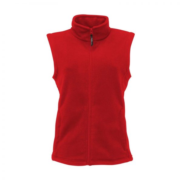 This ladies Regatta unlined microfleece Bodywarmer is available in a range of colours to suit your business! You choose the colour and we will custom embroider your company logo or name. This branded shaped fit regatta bodywarmer with full length zip and two front zip pockets is a great option for your corporate workwear or company uniform collection!