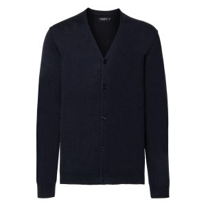 This easy care, classic fit mens Cotton Blend V-neck cardigan is available in a range of sizes and five great colours to suit your requirements! We can custom embroider your company logo or brand name, making these branded mens cardigans a great option for your corporate workwear or company uniform collection!