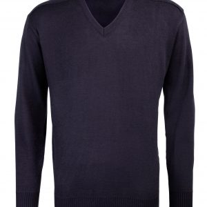 This fashion mens V-neck acrylic sweater is available in a range of sizes and three great colours to suit your requirements! We can custom embroider your company logo or brand name, making these branded mens V-neck sweaters a great option for your corporate workwear, club or uniform collection!