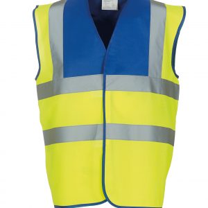 custom printed coloured hi vis vests