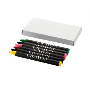 crayons, printed with your brand name or company logo