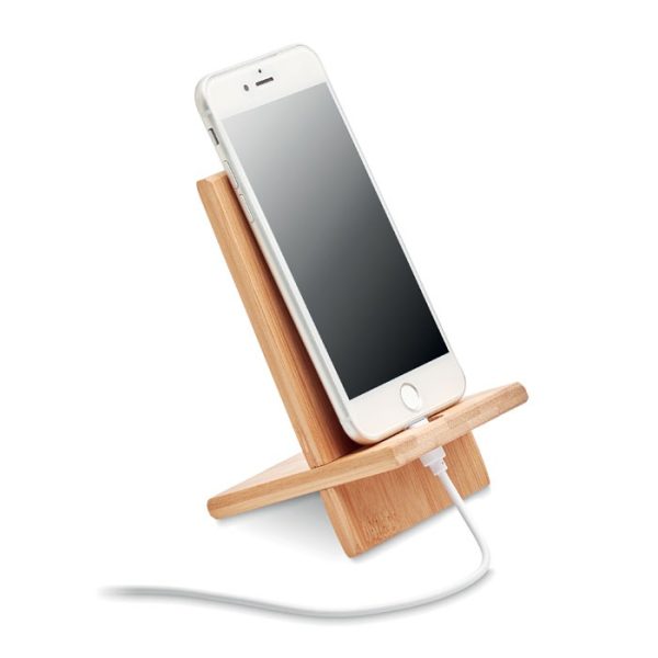 Bamboo Phone Stand - Image 4